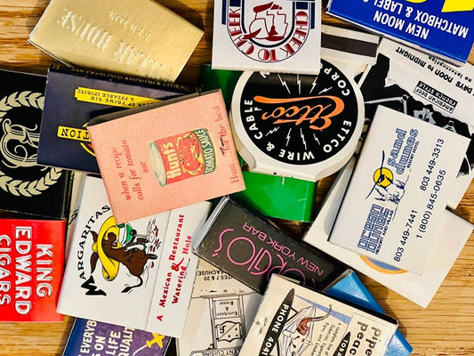 NEW Vintage Matchbooks **Several Lot Quantities Available** Unstruck and Unused Matchbooks & Matchboxes for Display and Shadowbox Projects!